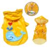Splashing Whale Raincoat with Cotton Lining