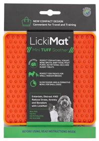 LickiMat® Mini Tuff Soother Dog (Option: Mini Tuff Soother Pink Dog)