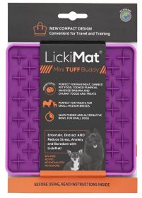 LickiMat® Mini Tuff Buddy Dog (Option: Mini Tuff Buddy Orange Dog)